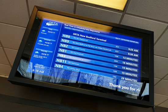 FRCMedia – SRTA Adds Real Time Bus Schedule Information at Terminals